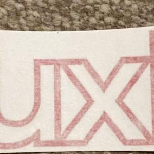 Vauxhall Red Logo Decal - SRI