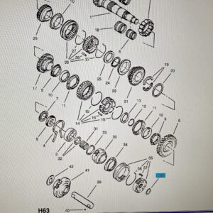 F13 F16 F20 circlip Sleeve to mainshaft 21.3ID, 26.4OD