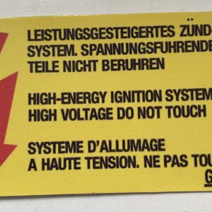 High Voltage GM Replica Sticker